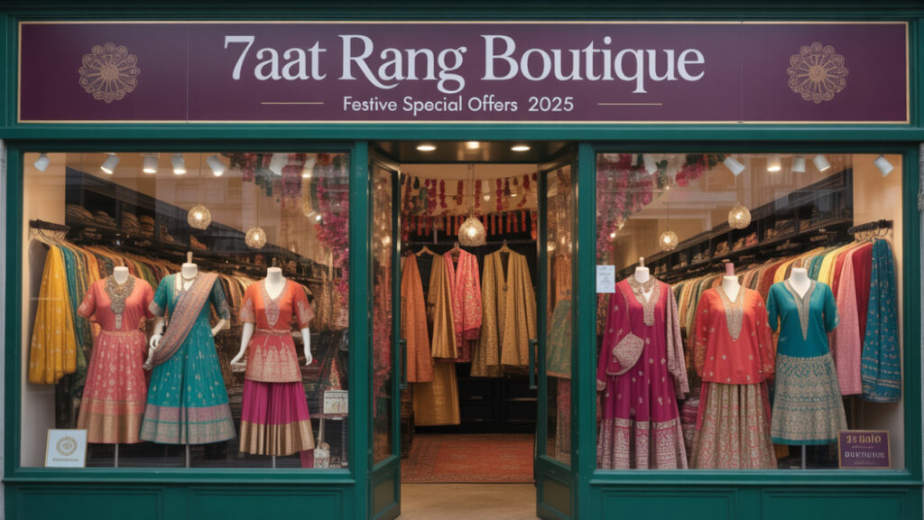 why smart shoppers choose 7aat rang boutique raj nagar ghaziabad for festive special offers in 2025